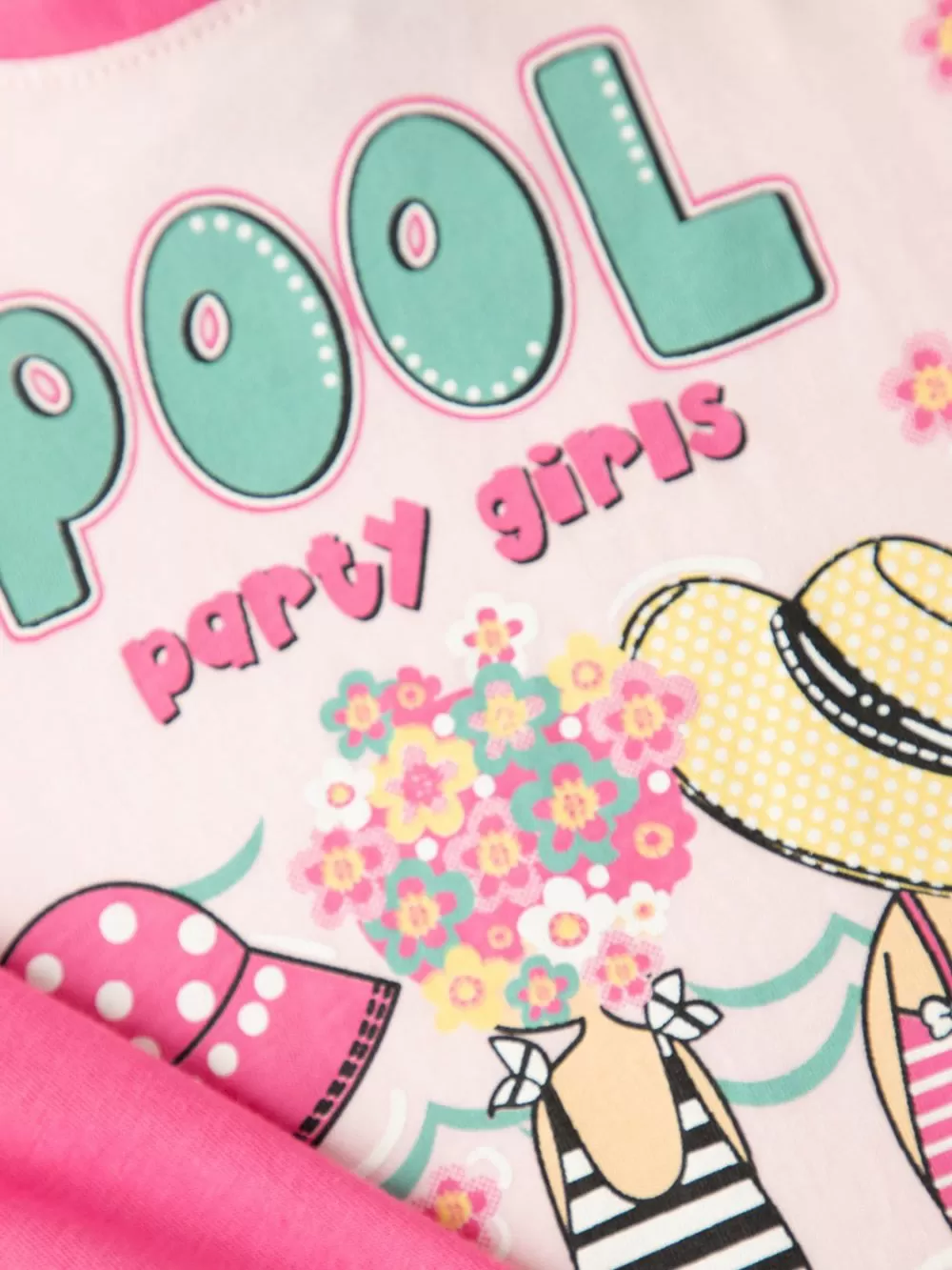 Βρεφική Πυτζάμα MINERVA για Κορίτσι Pool Party - 100% Αγνό Βαμβάκι