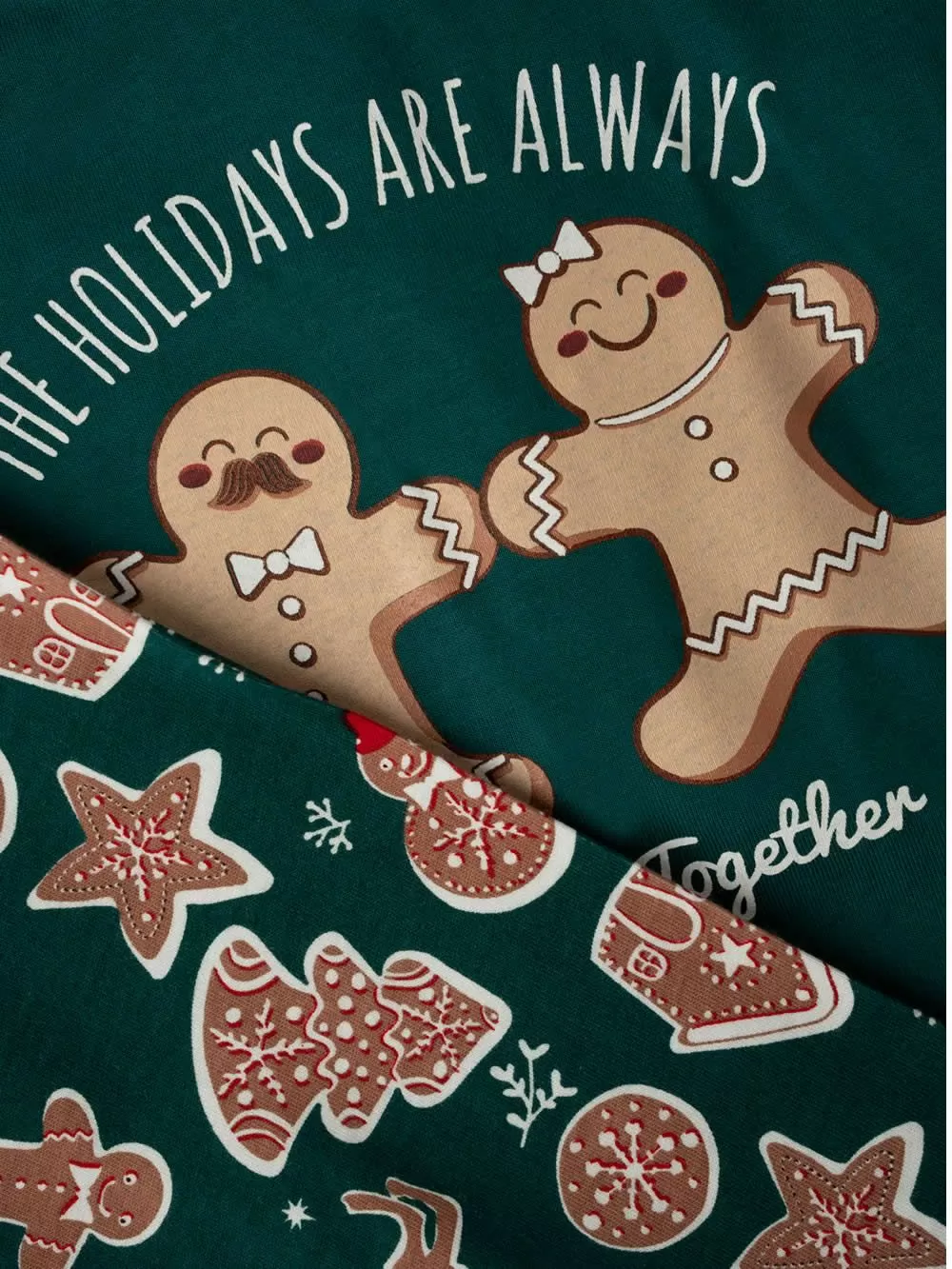 Εφηβική Πυτζάμα MINERVA Unisex Xmas Biscuit - 100% Αγνό Βαμβάκι 