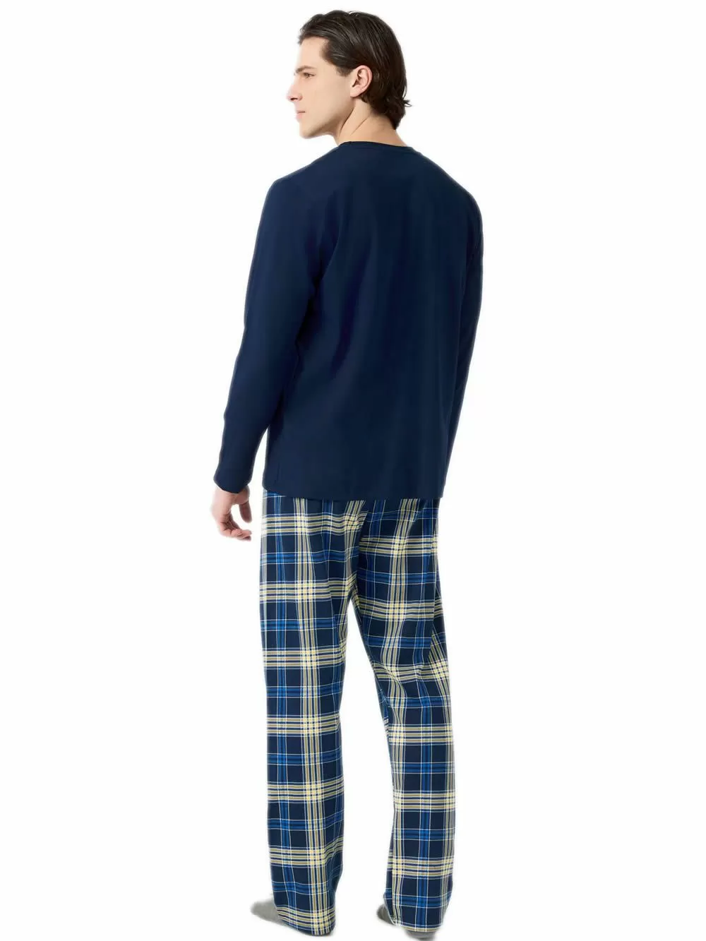 Ανδρική Πυτζάμα MINERVA Stripes - 100% Βαμβάκι Interlock