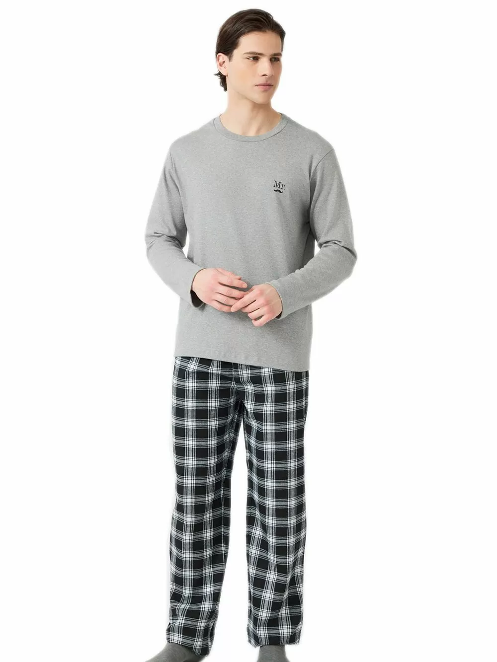 Ανδρική Πυτζάμα Homewear MINERVA Mr - 100% Βαμβάκι Interlock