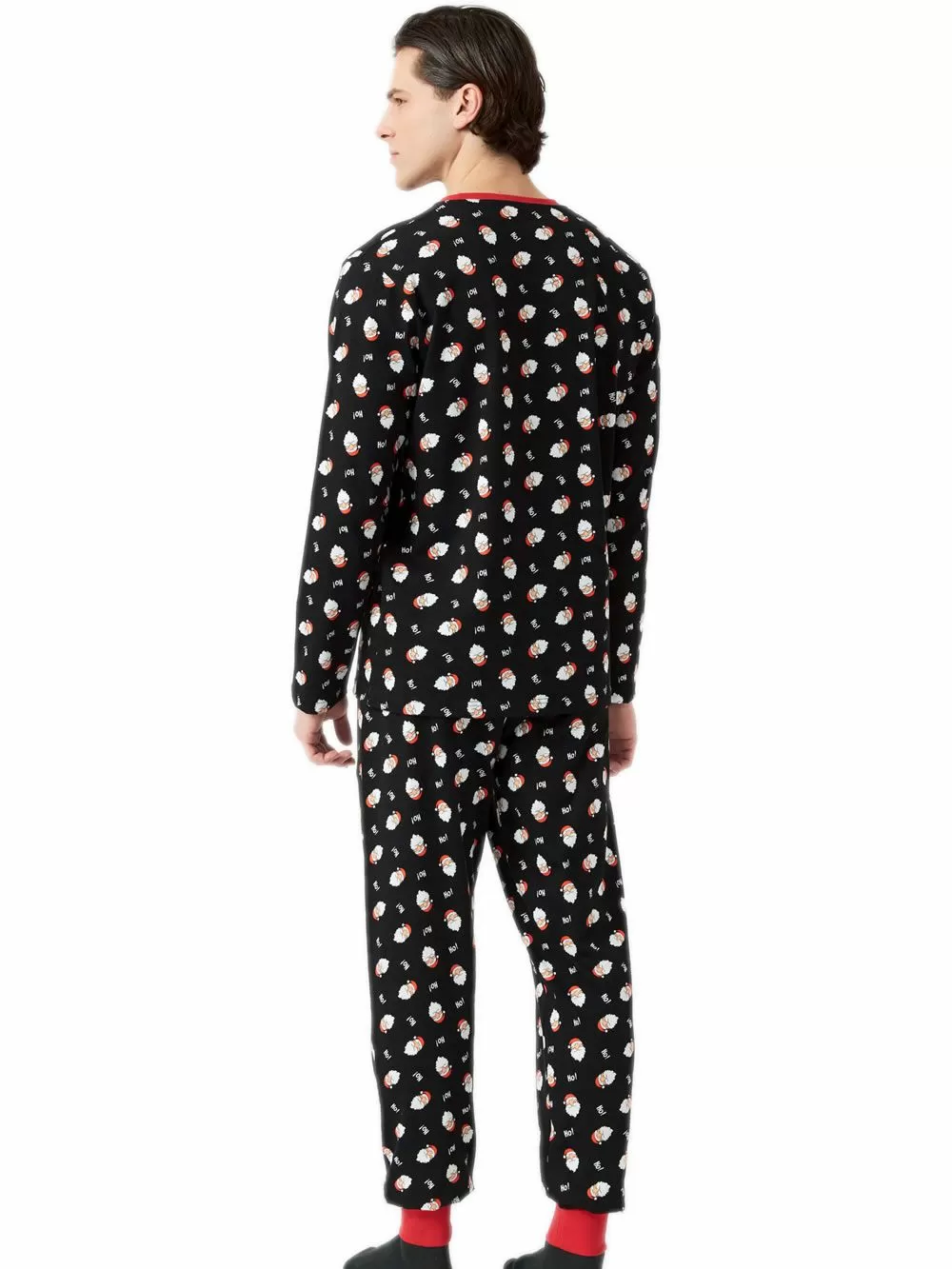 Ανδρική Πυτζάμα MINERVA X-mas HOHOHO! - 100% Βαμβάκι Interlock 