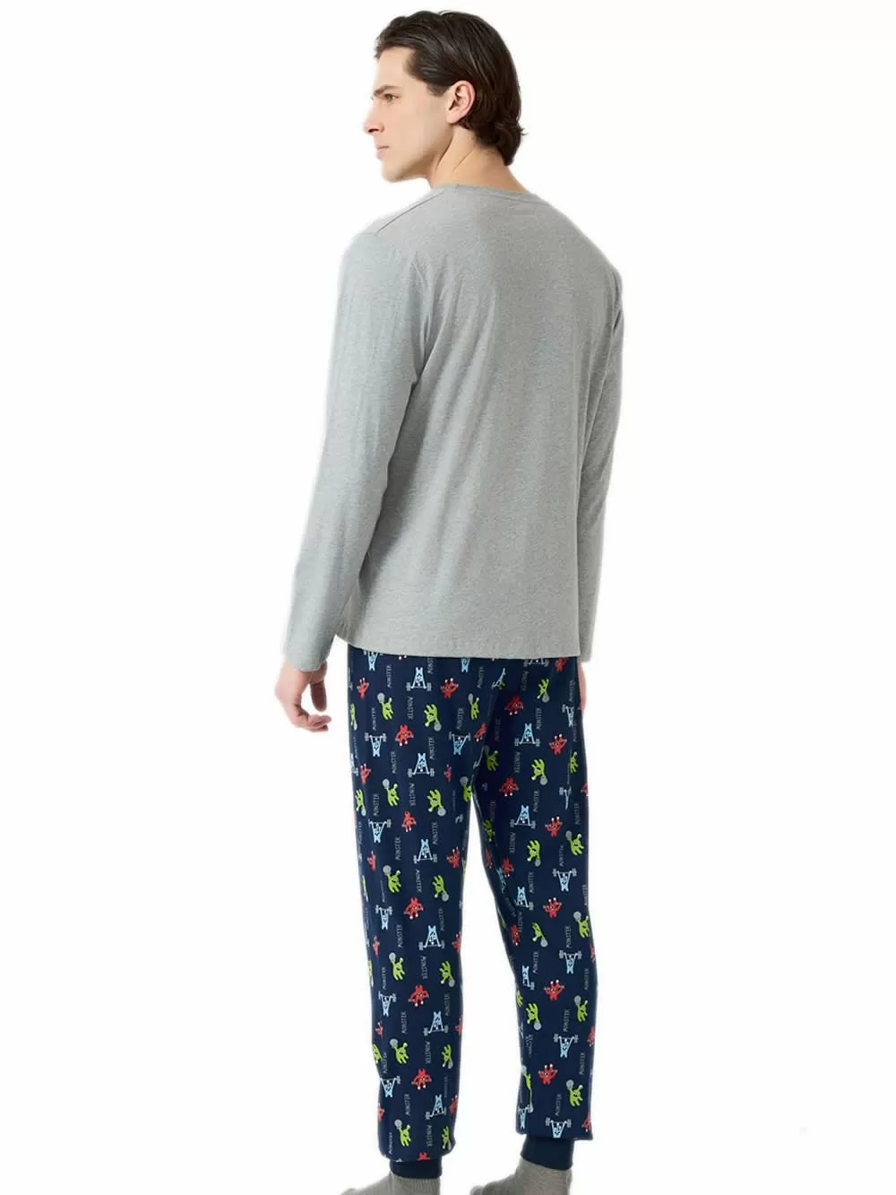 Ανδρική Πυτζάμα MINERVA Monster - 100% Βαμβάκι Interlock
