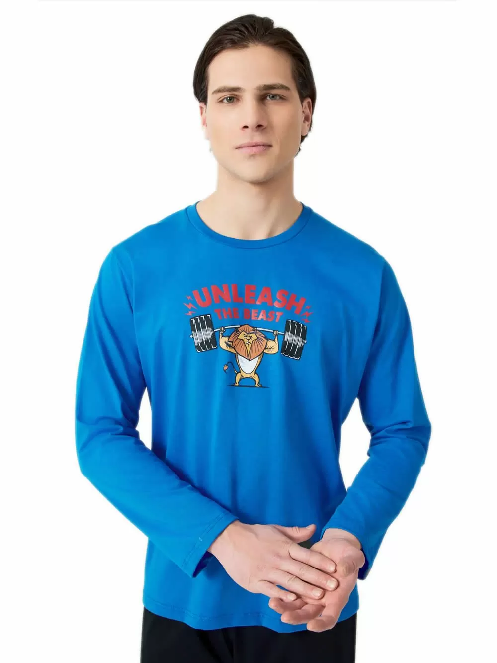 Ανδρική Πυτζάμα MINERVA The Beast - 100% Βαμβάκι Interlock