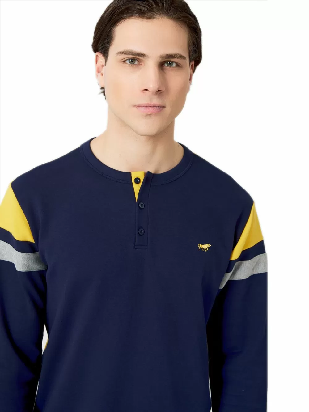 Ανδρική Πυτζάμα Πολυτελείας MINERVA Bull Punto Di Roma - Απαλό Βαμβάκι 