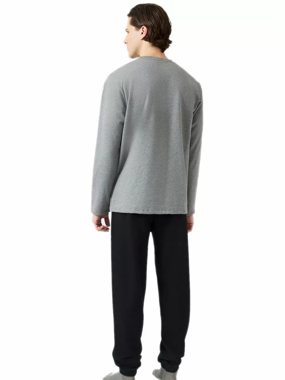 Ανδρική Πυτζάμα MINERVA Wilderness Φούτερ - 100% Βαμβάκι Πενιέ