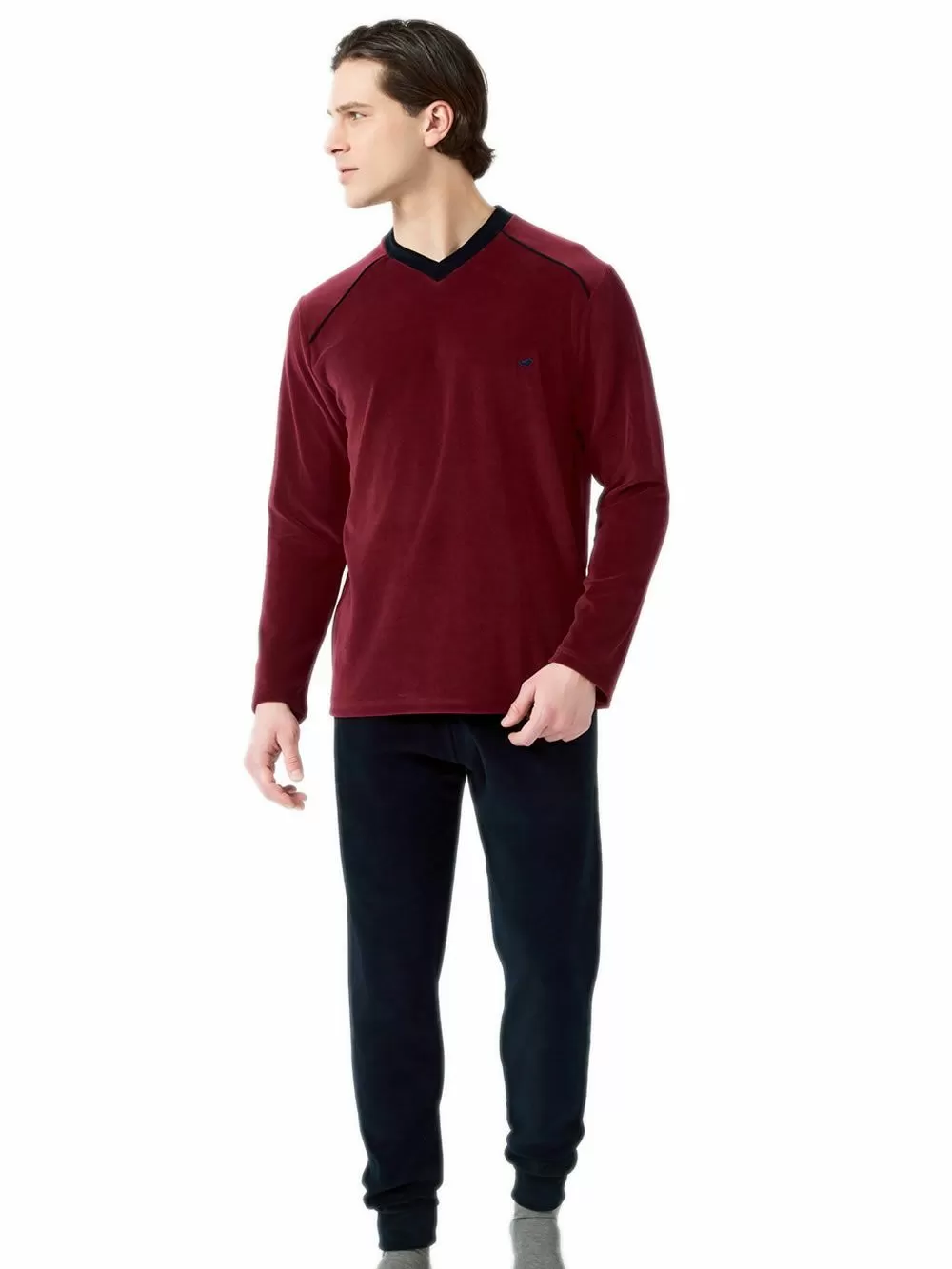 Ανδρική Πυτζάμα MINERVA Bull - Απαλό Βελούδο