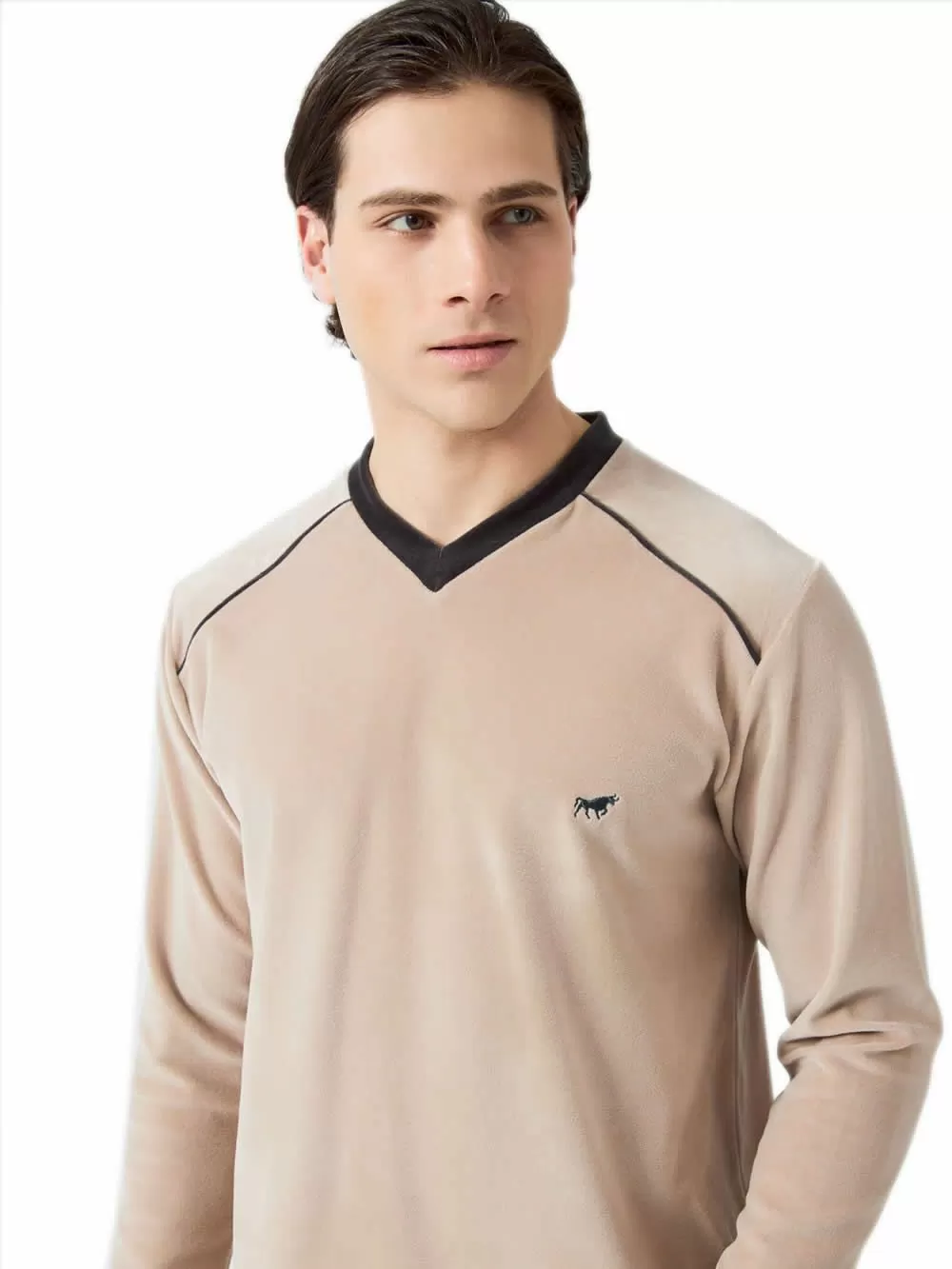 Ανδρική Πυτζάμα MINERVA Bull - Απαλό Βελούδο