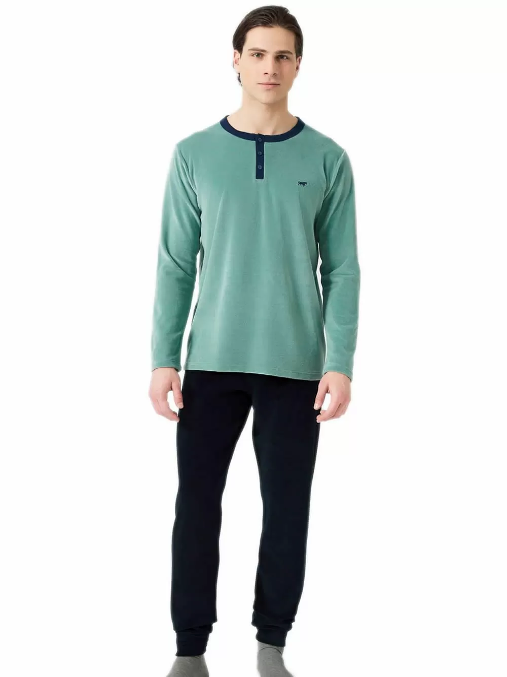 Ανδρική Πυτζάμα MINERVA Bull - Απαλό Βελούδο