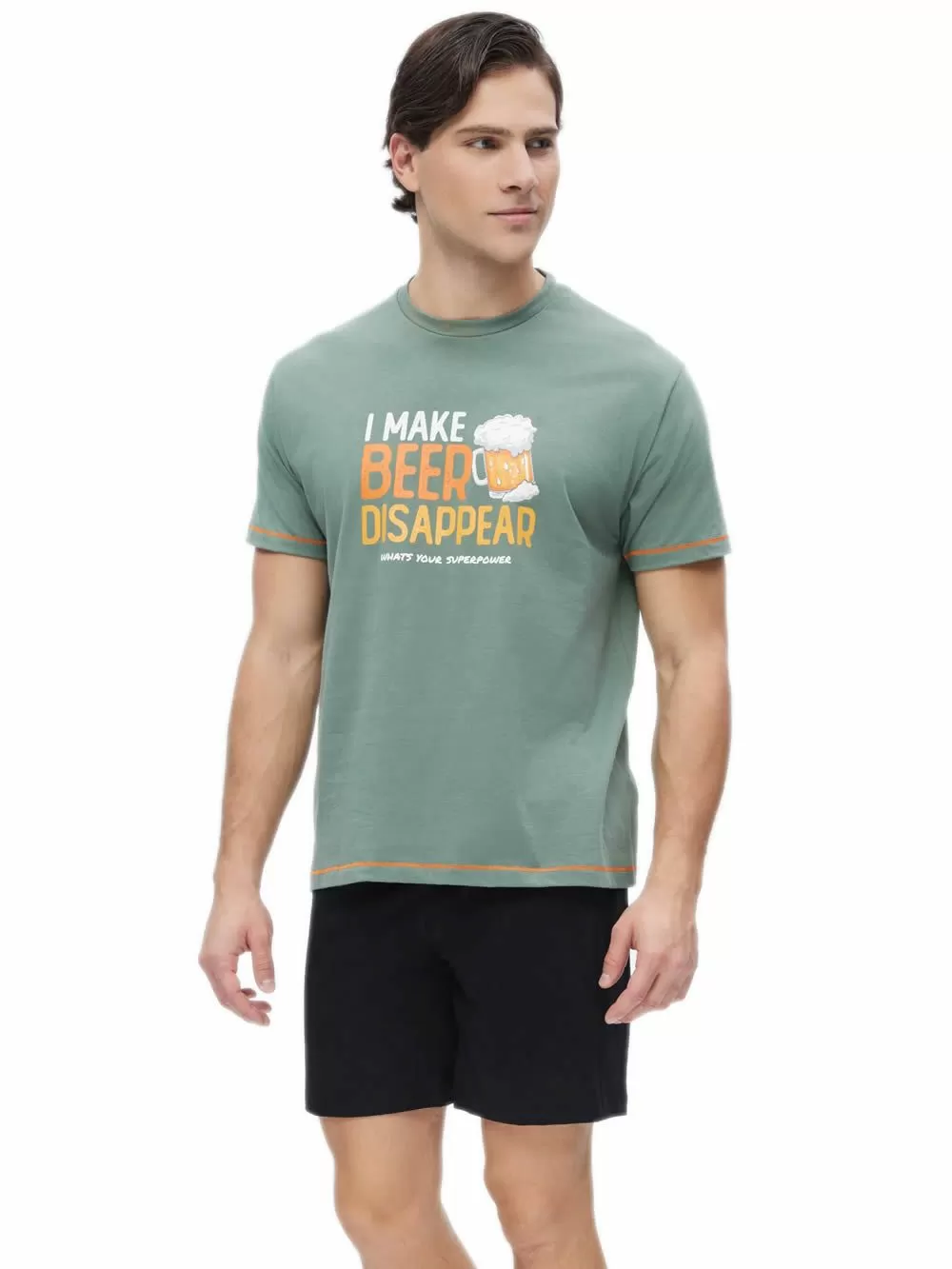 Ανδρική Πυτζάμα MINERVA Beer - 100% Βαμβακερή