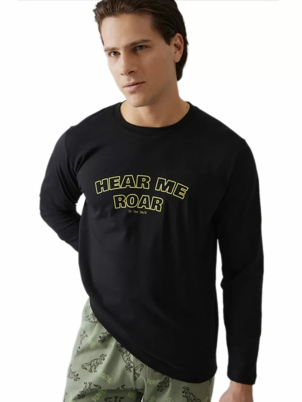 Ανδρική Πυτζάμα MINERVA Roar - 100% Βαμβάκι Interlock 