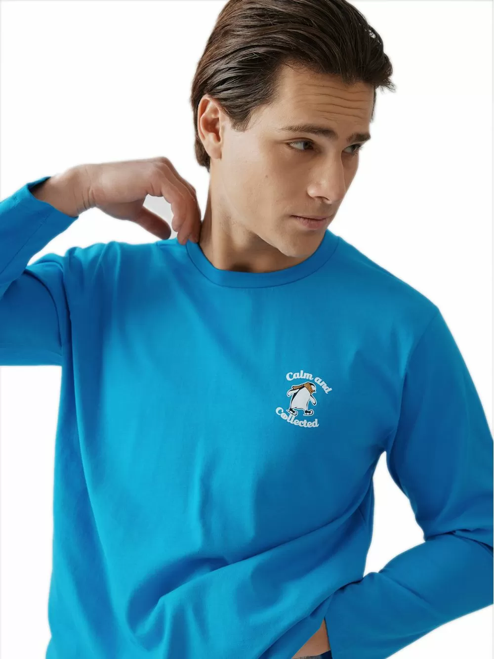 Ανδρική Πυτζάμα MINERVA Penguin - 100% Βαμβάκι Interlock 