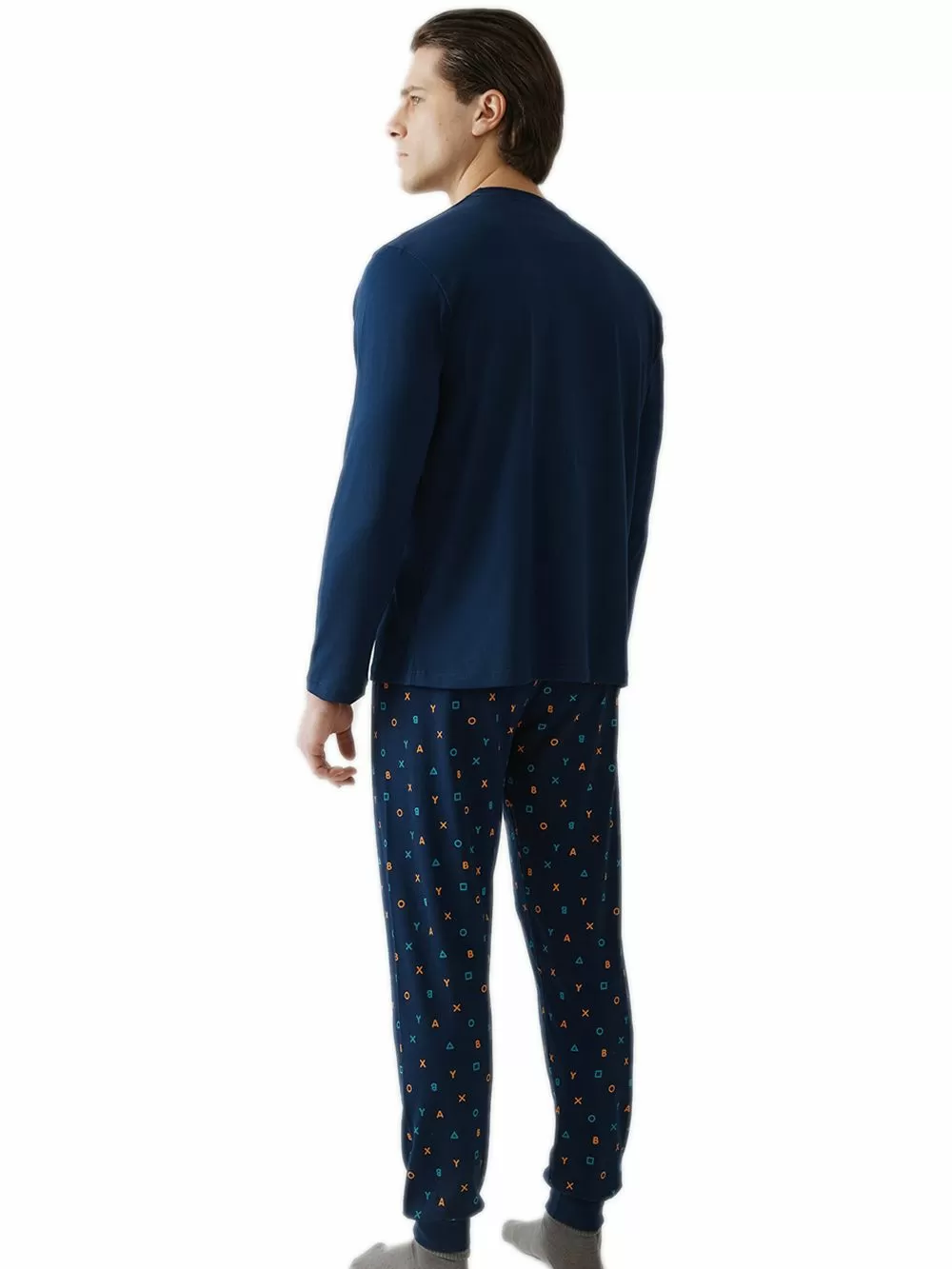 Ανδρική Πυτζάμα MINERVA Player 2 - 100% Βαμβάκι Interlock 