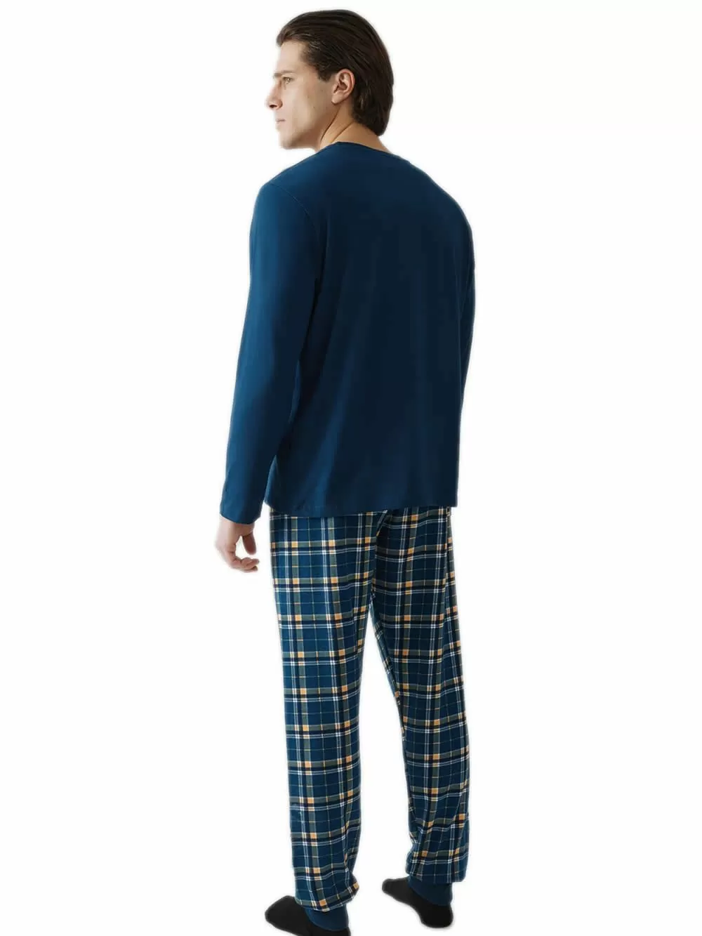 Ανδρική Πυτζάμα MINERVA Dude Printed - 100% Βαμβάκι Interlock 