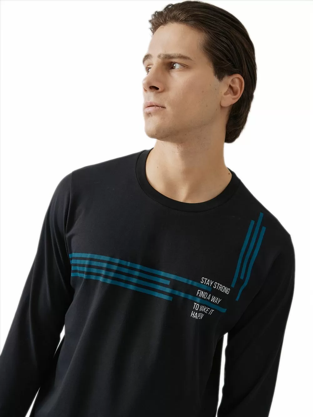 Ανδρική Πυτζάμα MINERVA Stay Strong - 100% Βαμβάκι Interlock 