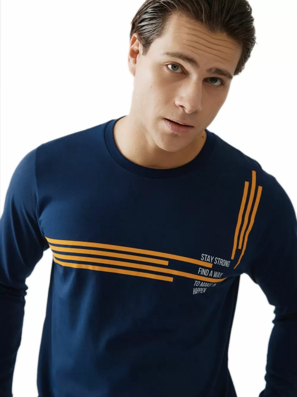 Ανδρική Πυτζάμα MINERVA Stay Strong - 100% Βαμβάκι Interlock 