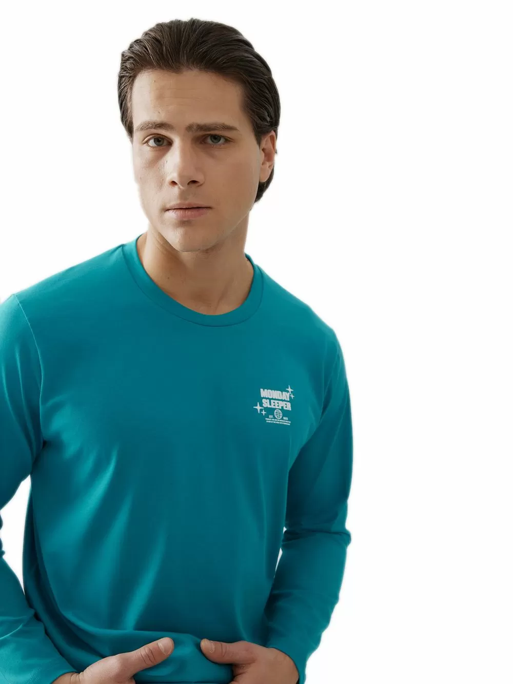 Ανδρική Πυτζάμα MINERVA Monday - 100% Βαμβάκι Interlock 