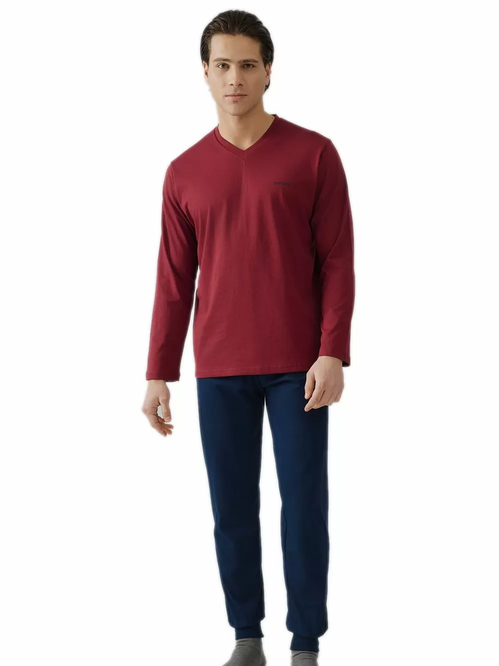 Ανδρική Πυτζάμα MINERVA - 100% Βαμβάκι Interlock 