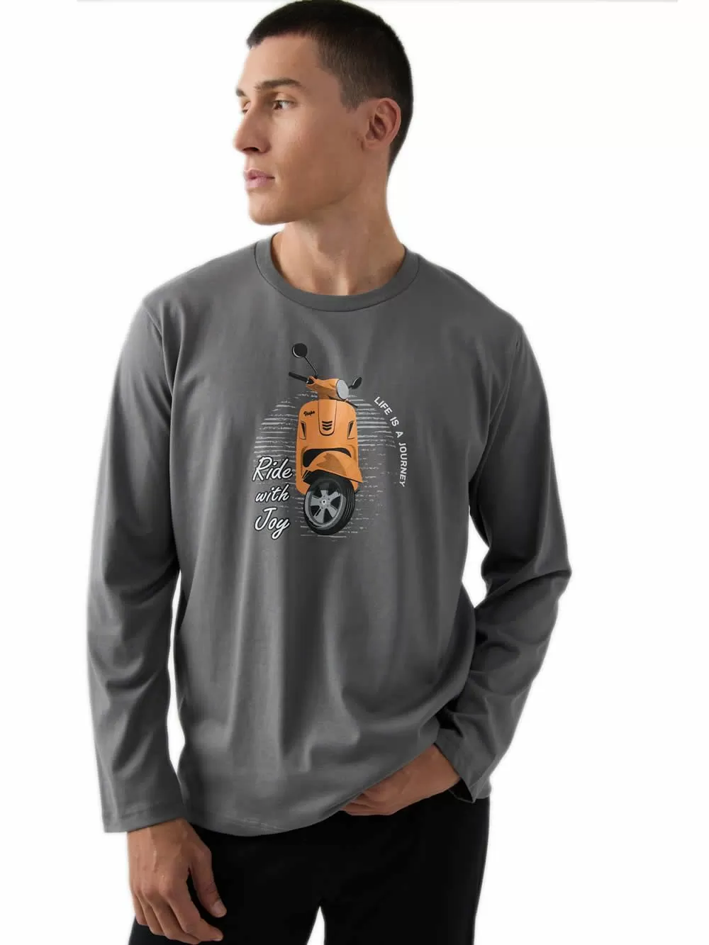 Ανδρική Πυτζάμα MINERVA Vespa - 100% Βαμβάκι Interlock 