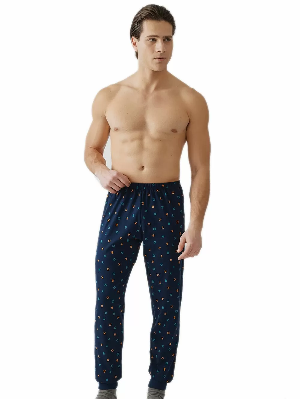 Ανδρικό Παντελόνι MINERVA - 100% Βαμβάκι - Σχέδιο Player