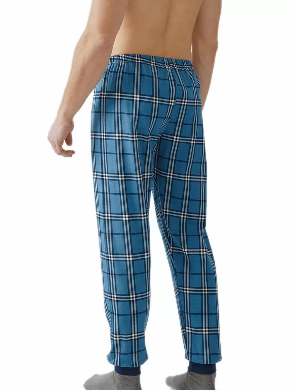 Ανδρικό Παντελόνι MINERVA - 100% Βαμβάκι - Καρό Σχέδιο 