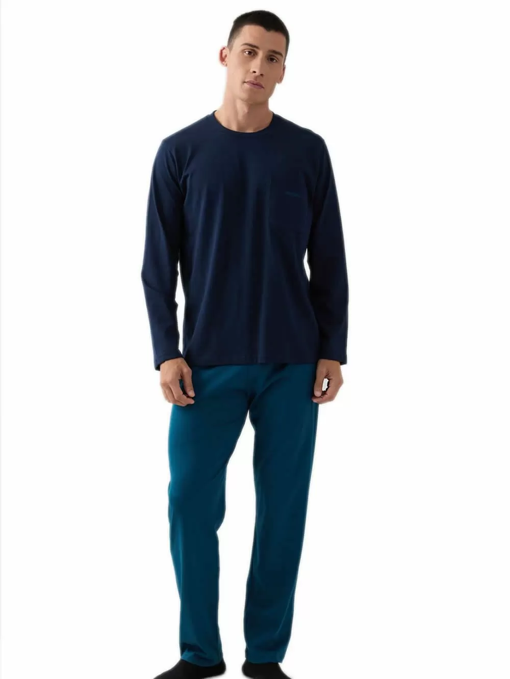 Ανδρική Πυτζάμα MINERVA - 100% Βαμβάκι Interlock 