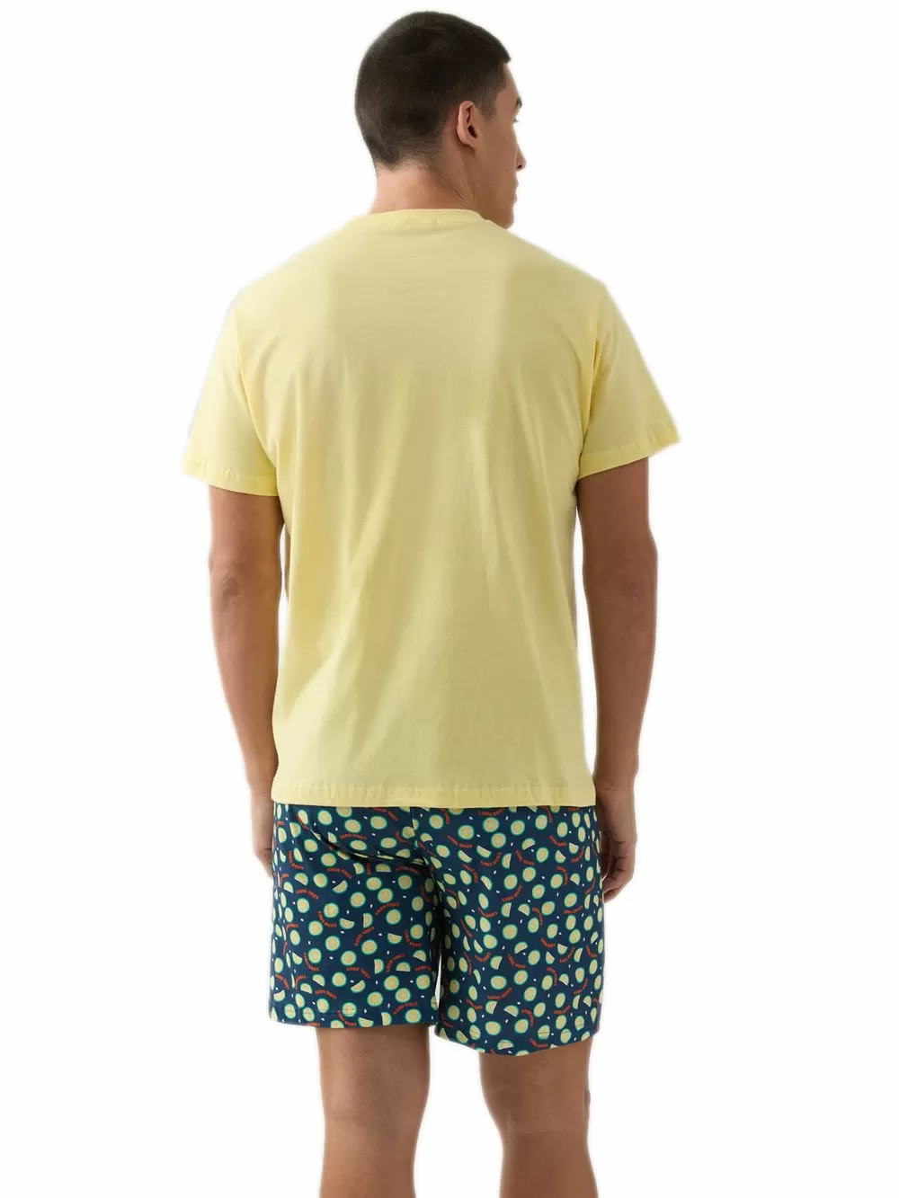 Ανδρική Πυτζάμα MINERVA Lemons - 100% Βαμβακερή