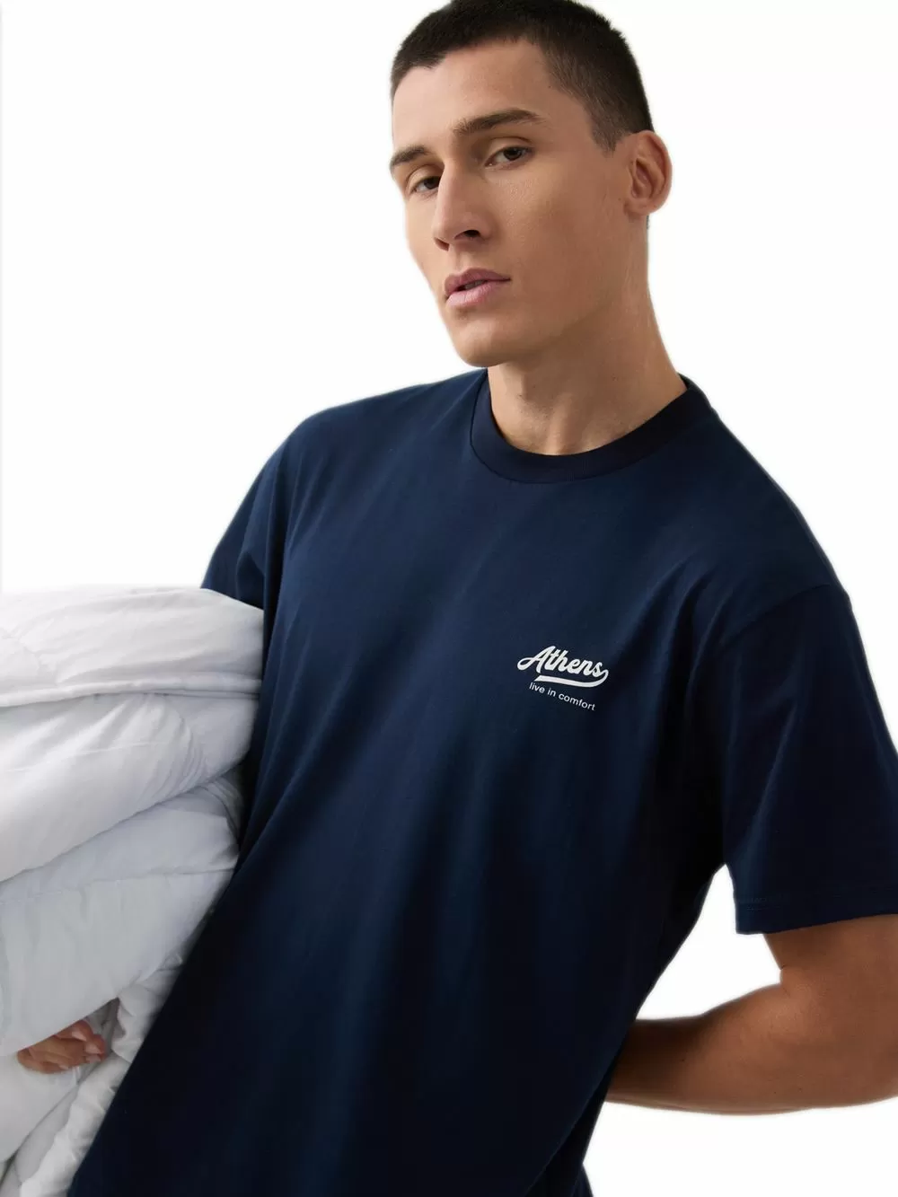 Ανδρική Πυτζάμα MINERVA Athens - 100% Βαμβακερή