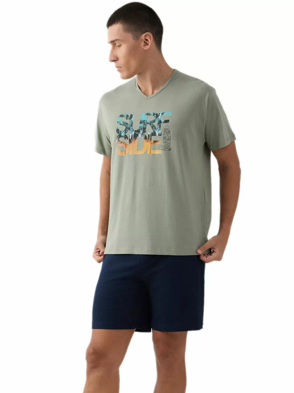 Ανδρική Πυτζάμα MINERVA Surf Side - 100% Βαμβακερή