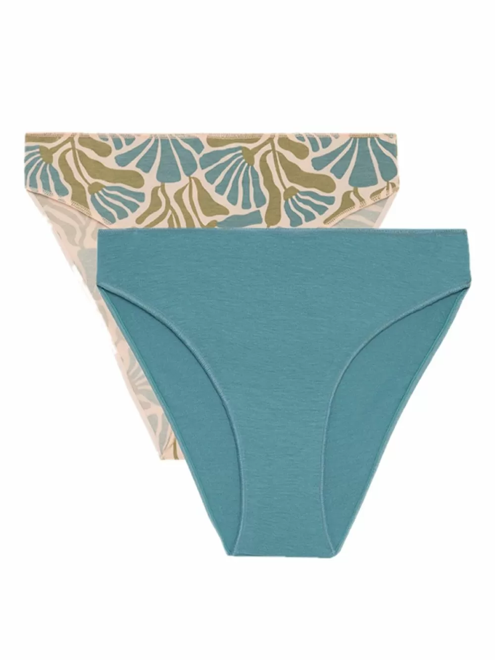 MINERVA Slip Fimelle Ψηλό Φαρδύ 972 - Απαλό Modal - Αόρατα Λάστιχα - 2 Τεμάχια