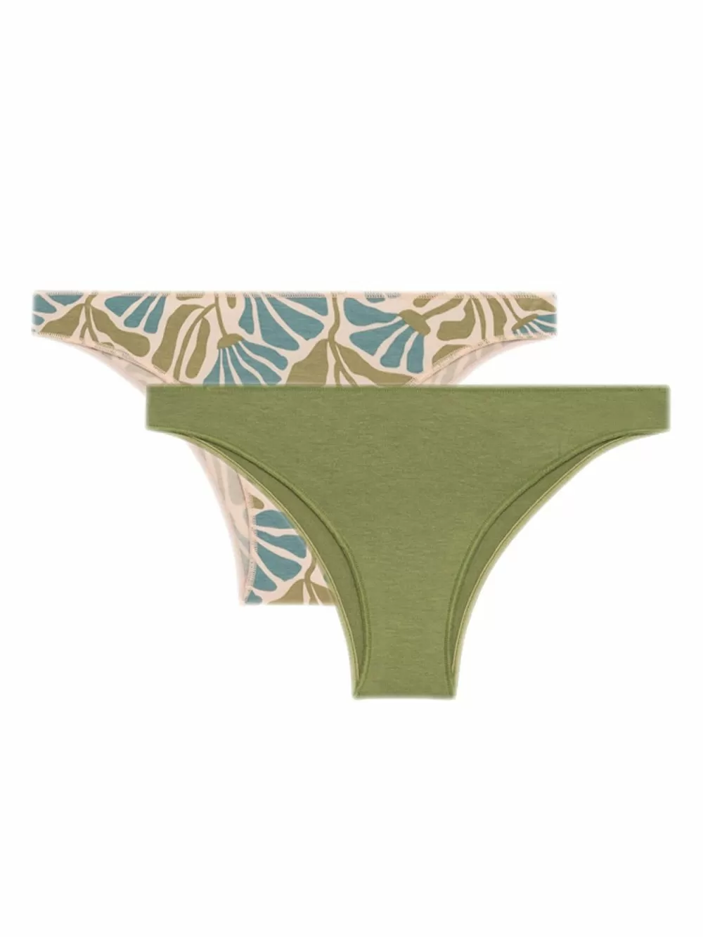 MINERVA Brazilian Slip Fimelle 973 - Αόρατα Λάστιχα - Απαλό Modal - 2 Τεμάχια