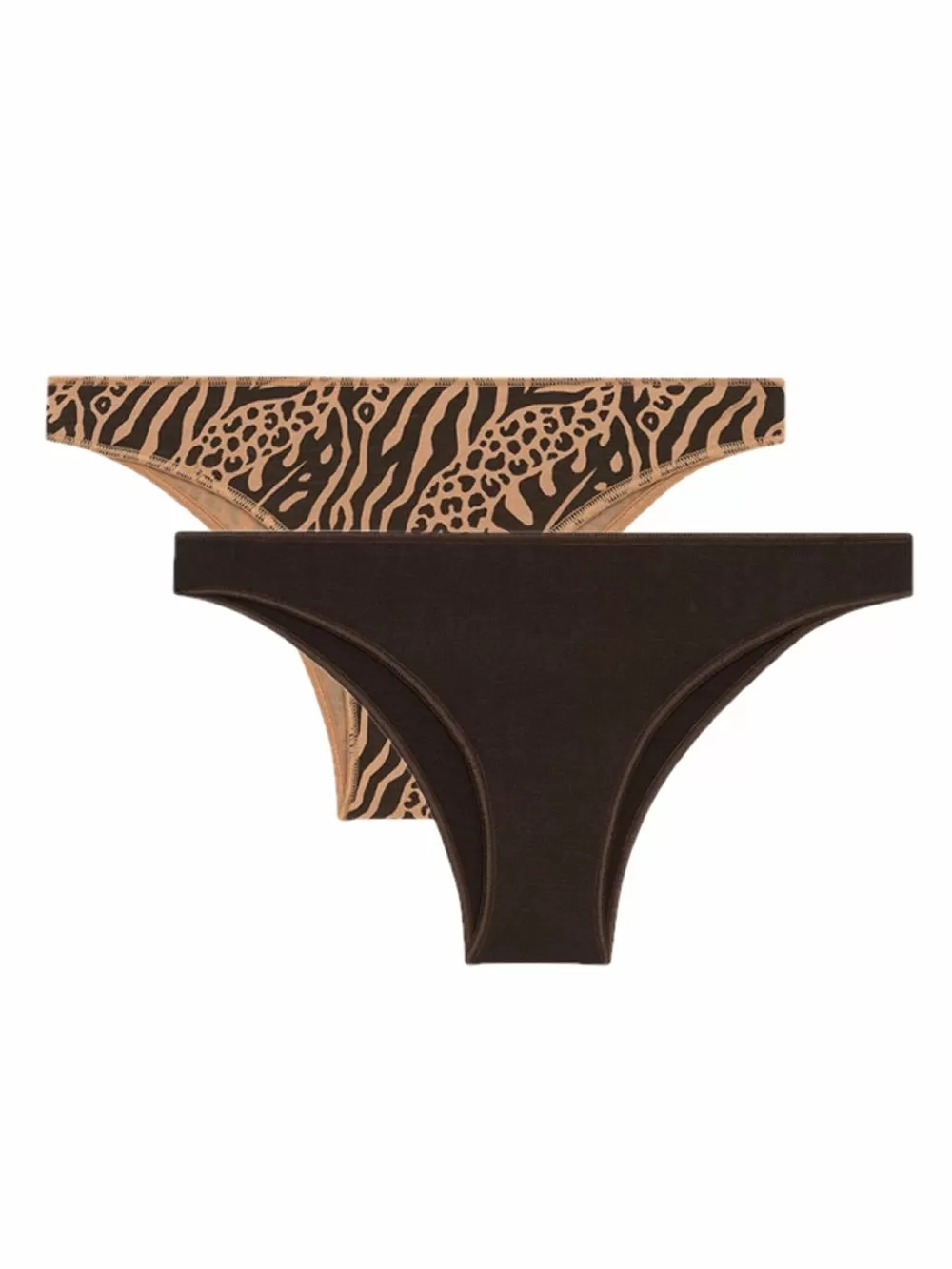 MINERVA Brazilian Slip Fimelle 975 - Αόρατα Λάστιχα - Απαλό Modal - 2 Τεμάχια