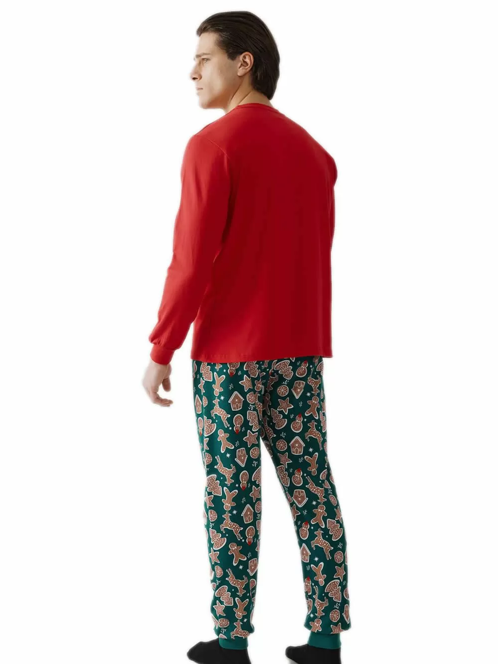 Πυτζάμα Unisex MINERVA Xmas Biscuit - 100% Βαμβάκι Interlock 