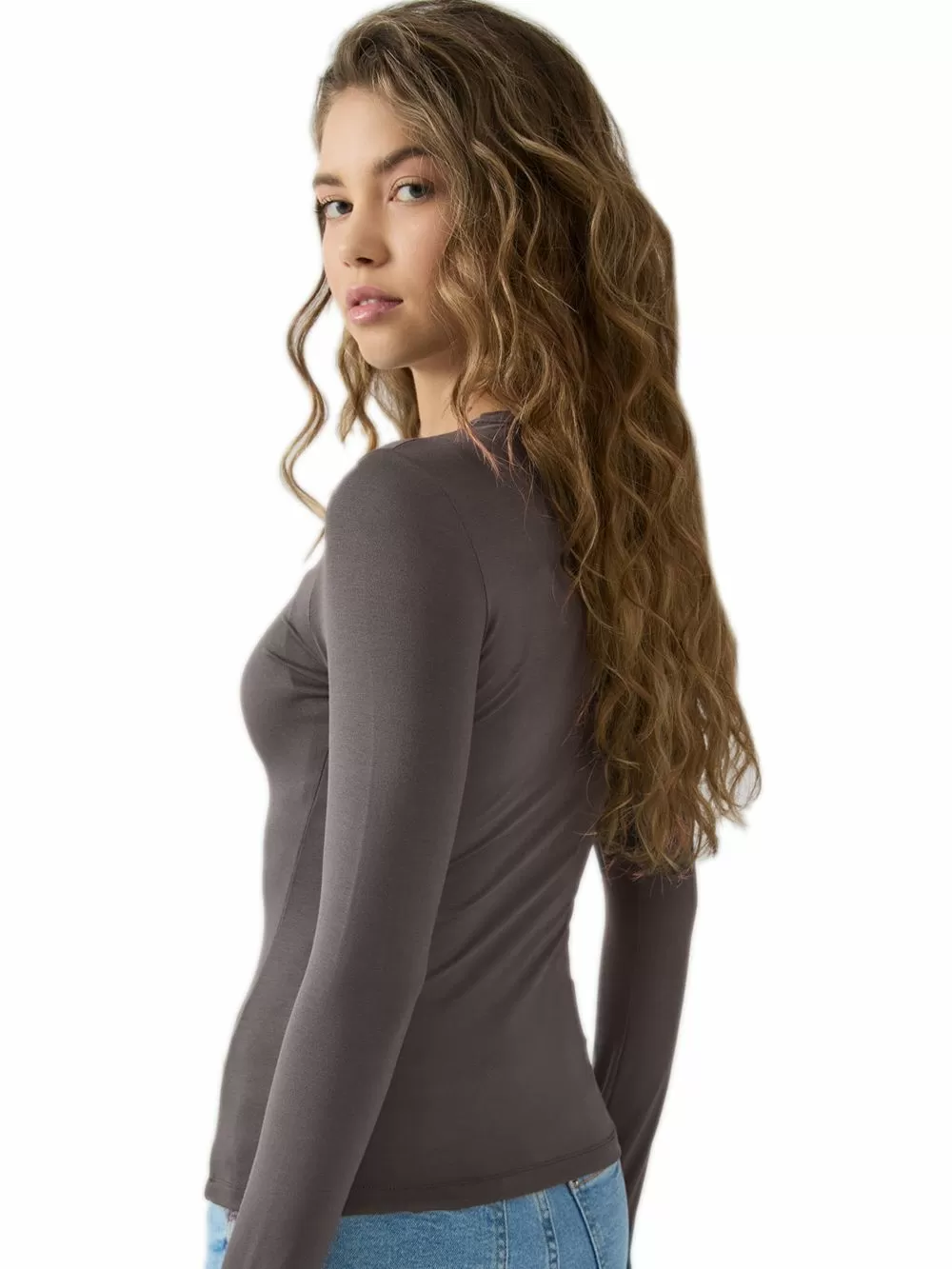 MINERVA Γυναικείο Top - Μακρύ Μανίκι - Απαλό Modal