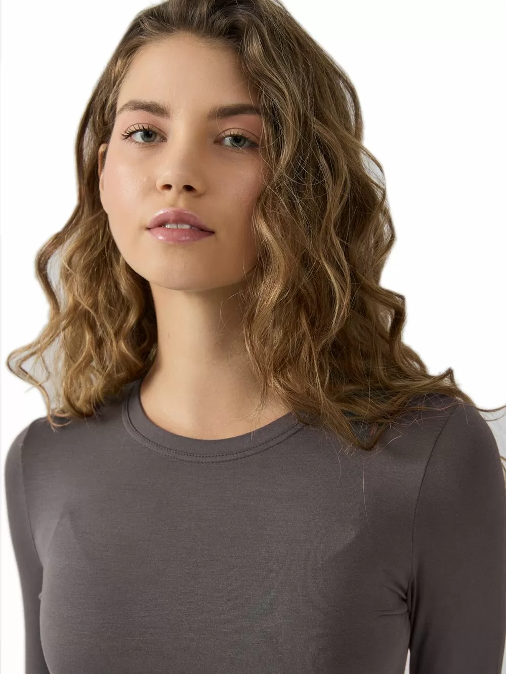 MINERVA Γυναικείο Top - Μακρύ Μανίκι - Απαλό Modal