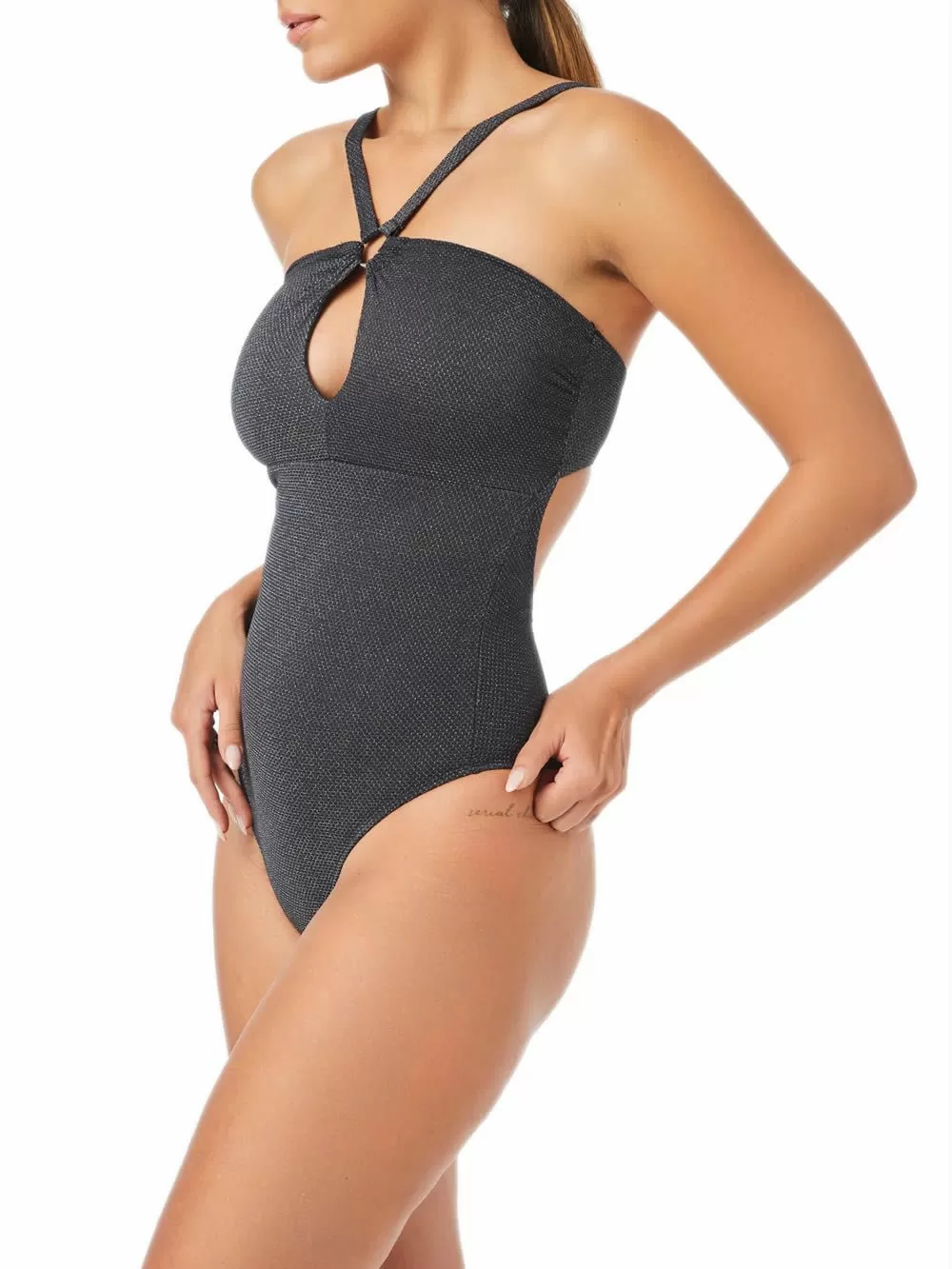 Μαγιό MINERVA Ολόσωμο Santiago - Αφαιρούμενη Ενίσχυση - Lurex Σχέδιο