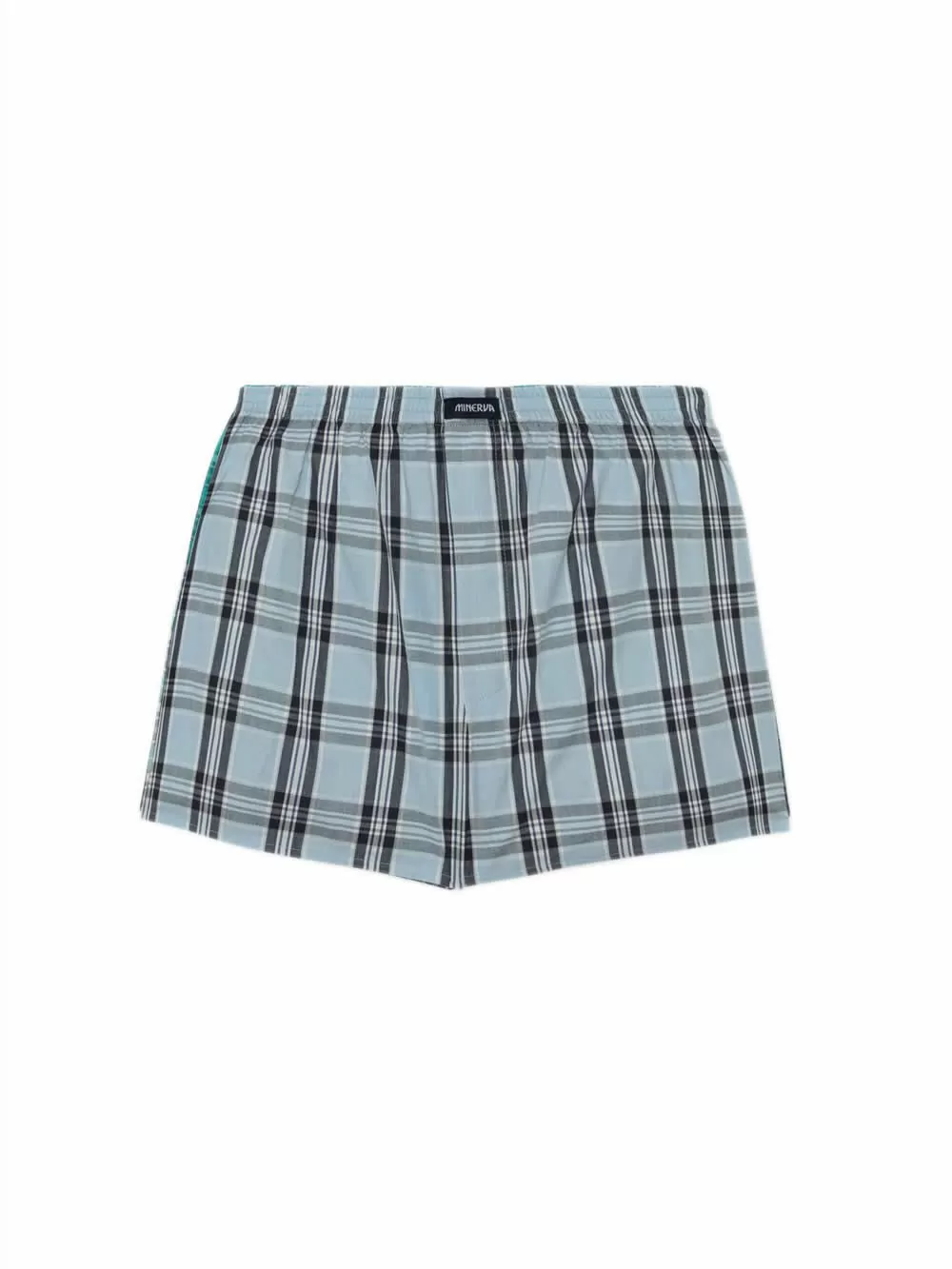 Ανδρικό Μπόξερ MINERVA Ποπλίνα Καρό 063 - 100% Αγνό Βαμβάκι - Πακέτο με 2