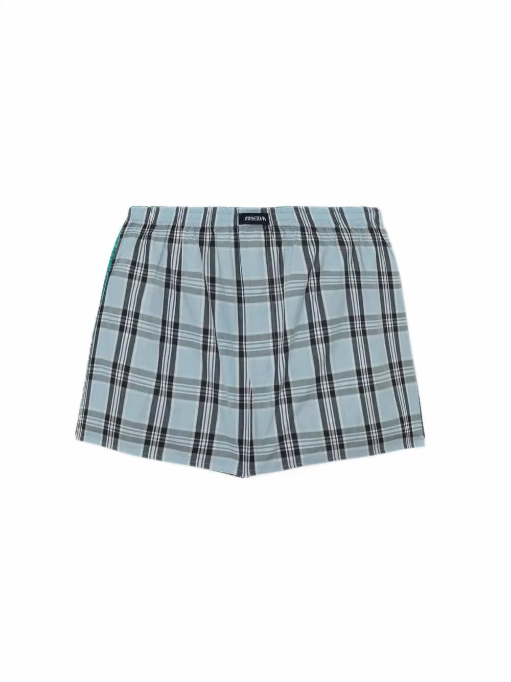 Ανδρικό Μπόξερ MINERVA Ποπλίνα Καρό 066 - 100% Αγνό Βαμβάκι - Πακέτο με 2