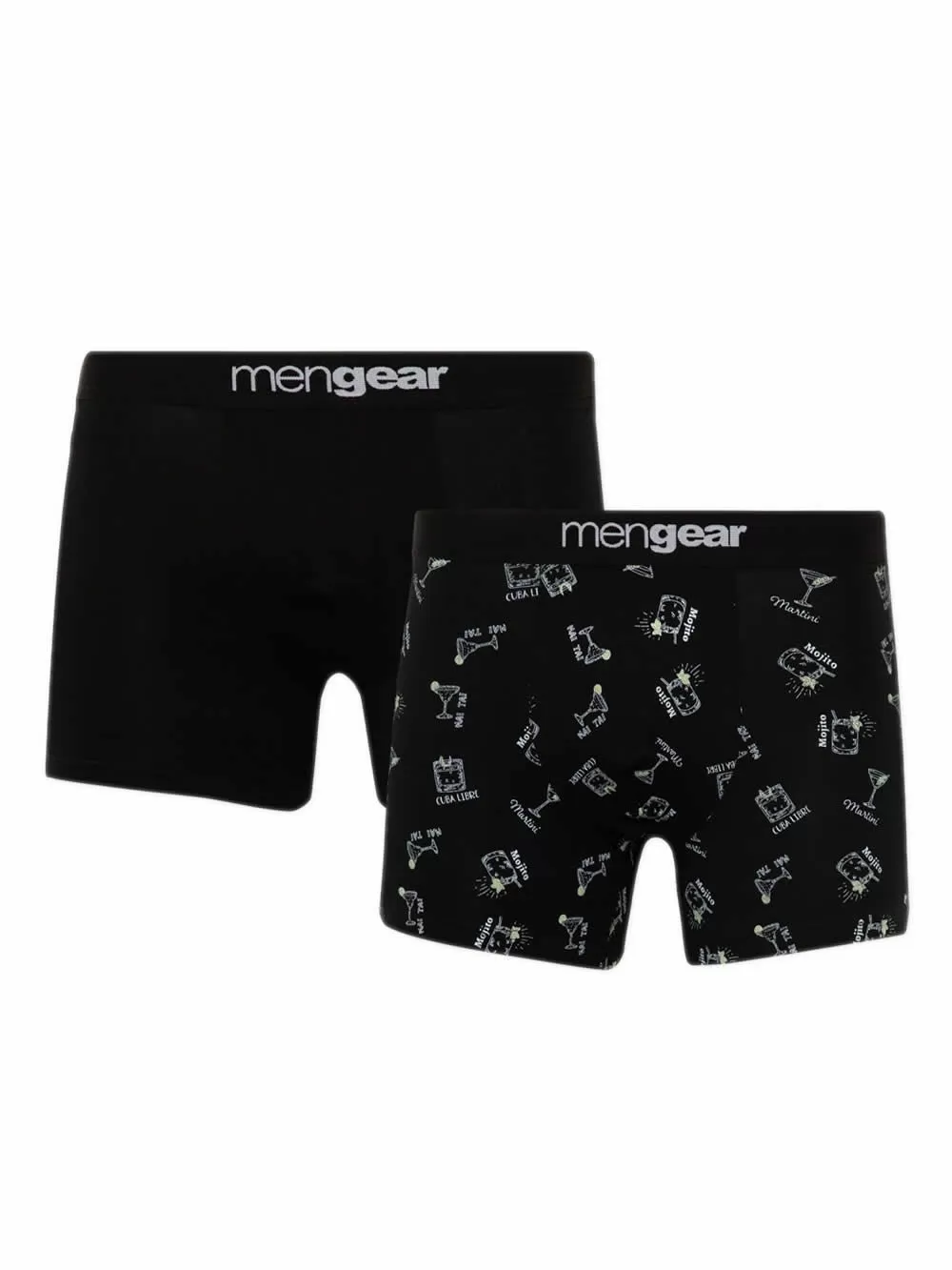 Ανδρικό Μπόξερ MINERVA Mengear Cocktails - Ελαστικό Βαμβάκι - Πακέτο με 2 