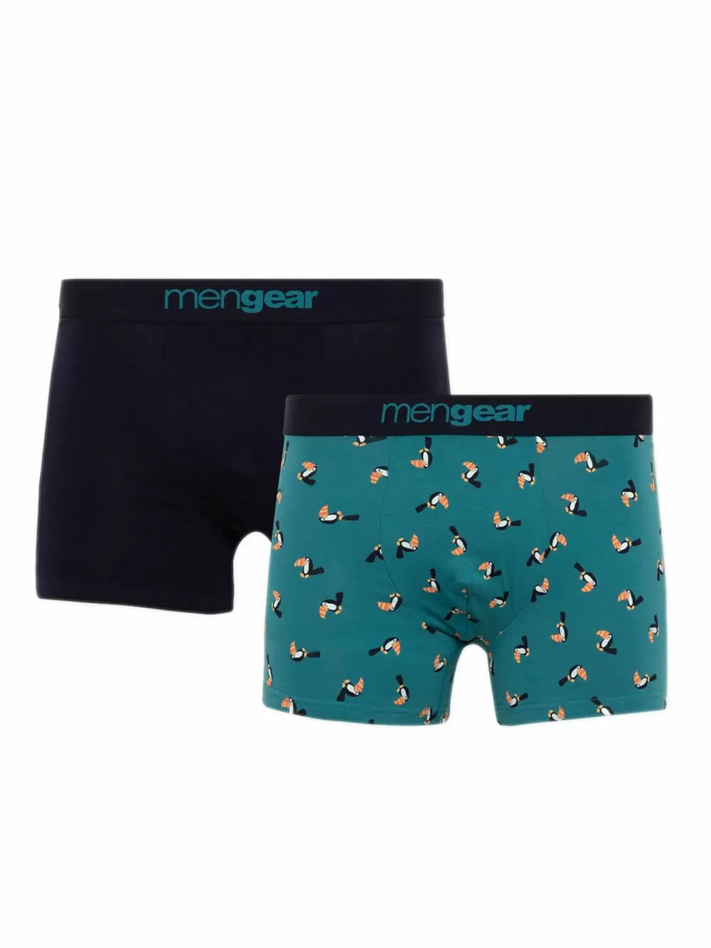 Ανδρικό Μπόξερ MINERVA Mengear Tucan - Ελαστικό Βαμβάκι - Πακέτο με 2 
