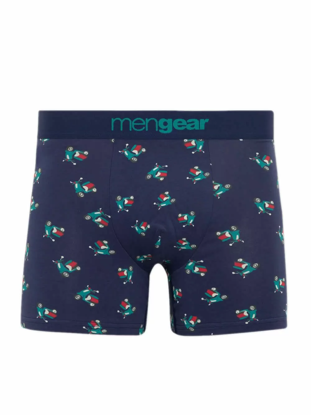 Ανδρικό Μπόξερ MINERVA Vespa Mengear - Ελαστικό Βαμβάκι - Πακέτο με 2 