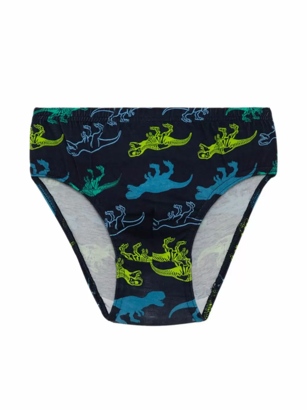 Εφηβικό Σλιπ MINERVA για Αγόρι Dino - 100% Αγνό Βαμβάκι - Πακέτο με 3