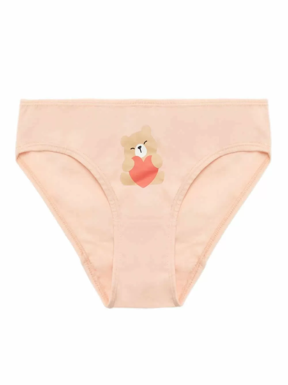 Εφηβικό Σλιπ MINERVA για Κορίτσι Bear Hug - 100% Αγνό Βαμβάκι - Πακέτο με 3