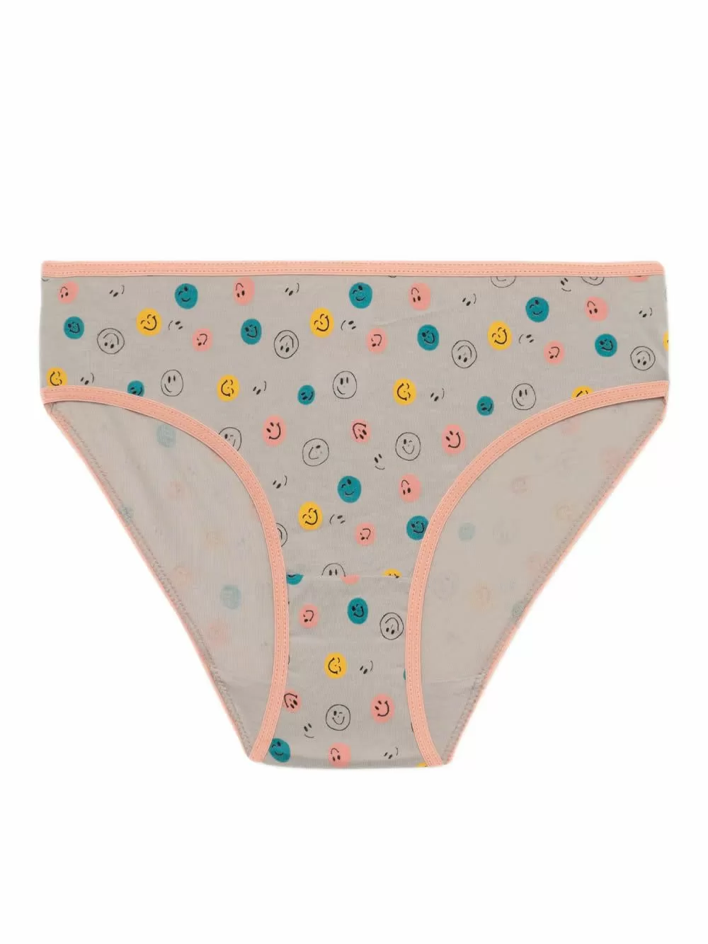 Εφηβικό Σλιπ MINERVA για Κορίτσι Smiles - 100% Αγνό Βαμβάκι - Πακέτο με 3