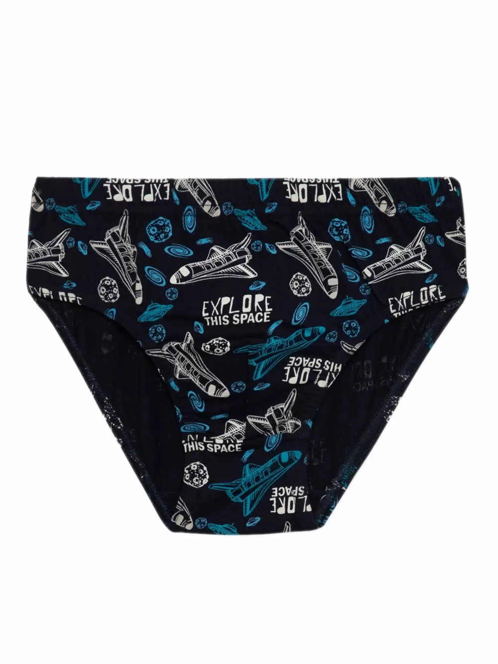 Παιδικό Σλιπ MINERVA για Αγόρι Explore - 100% Αγνό Βαμβάκι - Πακέτο με 3