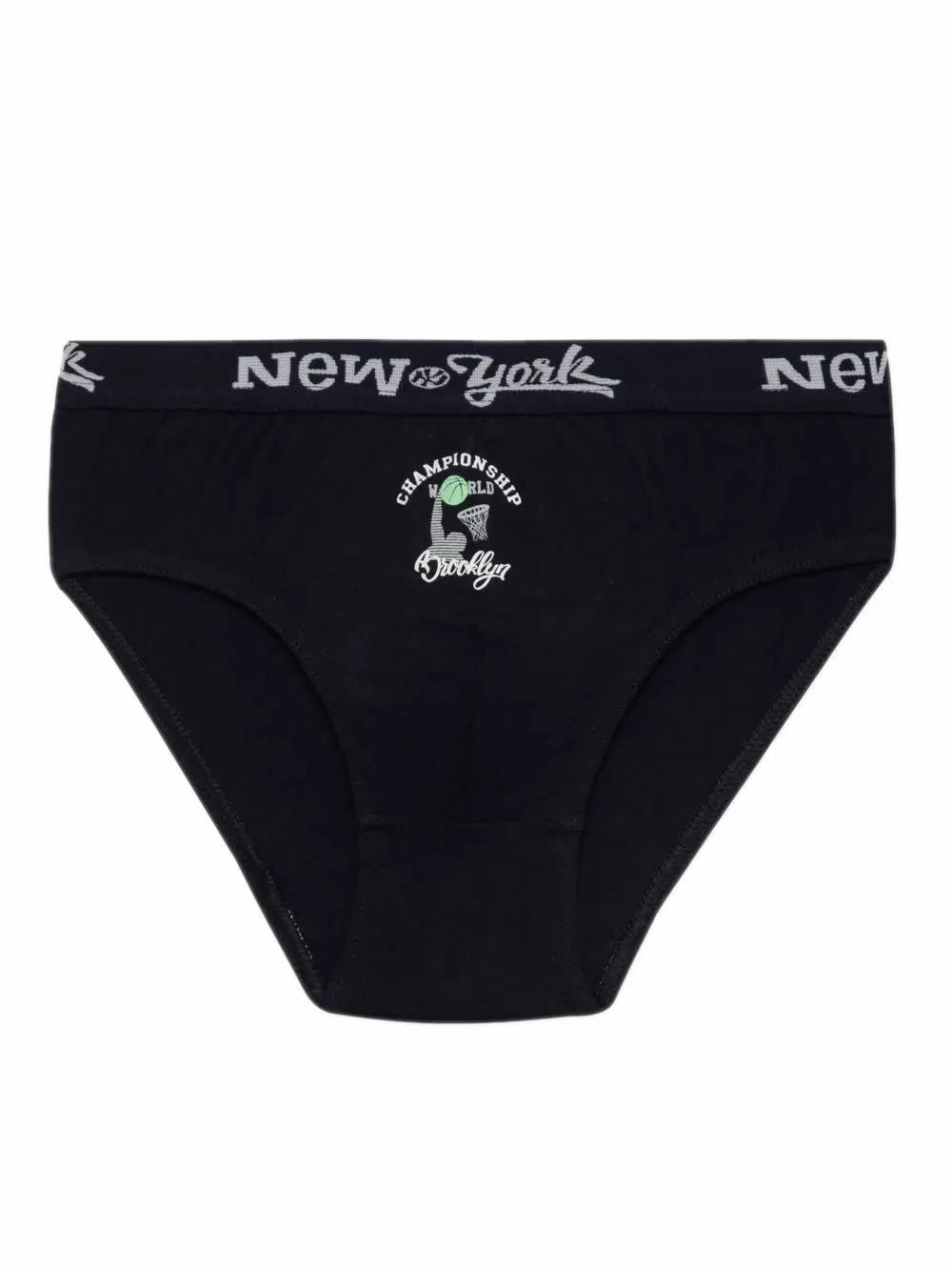 Παιδικό Σλιπ MINERVA για Αγόρι New York - 100% Αγνό Βαμβάκι - Πακέτο με 3