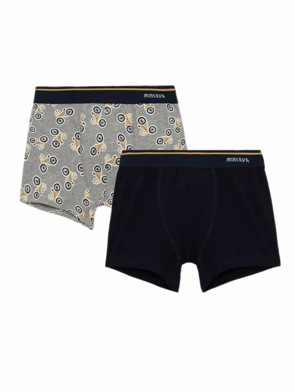 Παιδικό Boxer MINERVA για Αγόρι Bikes - Απαλό Βαμβάκι - Πακέτο με 2