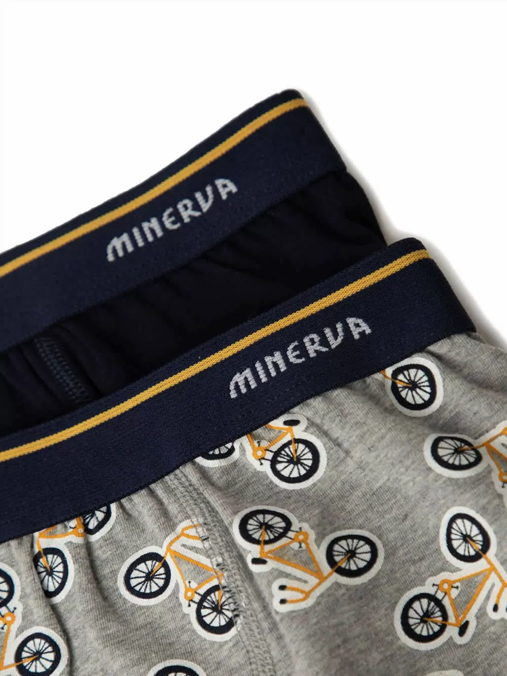 Παιδικό Boxer MINERVA για Αγόρι Bikes - Απαλό Βαμβάκι - Πακέτο με 2