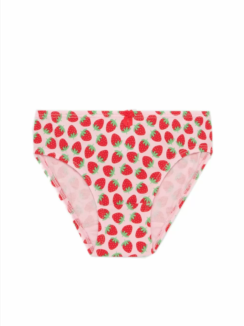 Εφηβικό Σλιπ MINERVA για Κορίτσι Strawberry - 100% Αγνό Βαμβάκι - Πακέτο με 3