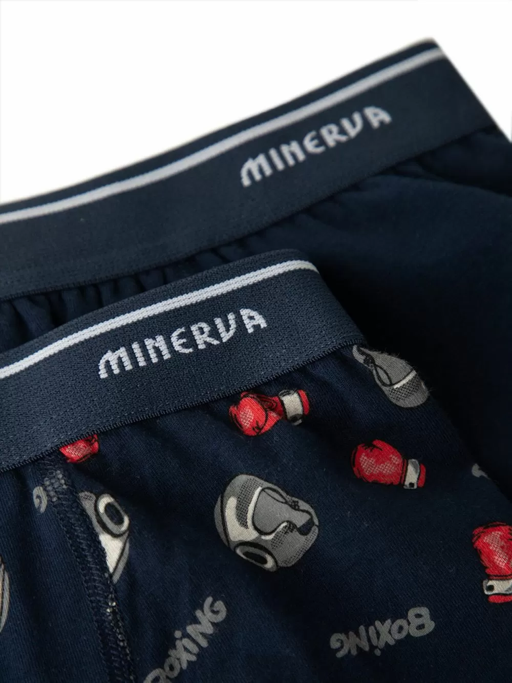 Παιδικό Boxer MINERVA για Αγόρι Boxing - Απαλό Βαμβάκι - Πακέτο με 2