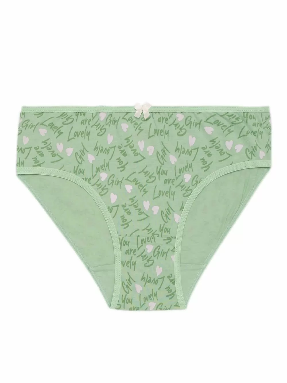 Παιδικό Σλιπ MINERVA για Κορίτσι Bows - 100% Αγνό Βαμβάκι - Πακέτο με 3